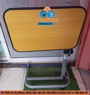 Overbed Table (Adjustable Big) | Height & Tilt Adjustable | Sturdy Frame | Foldable | Hospital & Home Patient Use