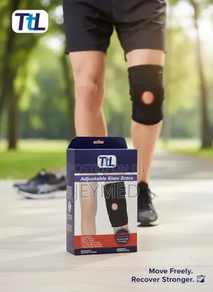 Knee Brace | Hinged Side Bars | ROM Adjustment | Post-Op | ACL/MCL Support | Adjustable Fit