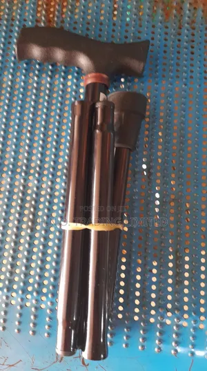 Foldable Walking Stick | Adjustable Height | LED Light | Collapsible | Non-Slip Tip | Balance & Stability