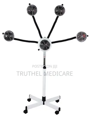 Infrared Lamp With Stand (Five Bulbs) | 5-Bulb | Adjustable Stand | Far-Infrared | Therapeutic Heat | Pain & Muscle Relief