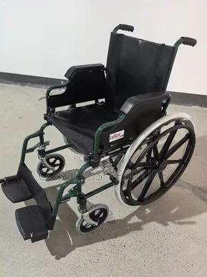Ingot Str24 Wheelchair | Removable Leg Rests | Adjustable | Foldable | Lightweight Steel | Mobility Aid