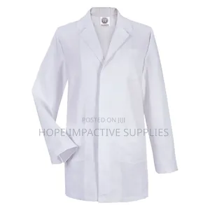 Sgs Certified Lab Coat | SGS Certified | Chemical-Resistant | Knee-Length | Snap/Zip Closure | Lab & Industrial Grade