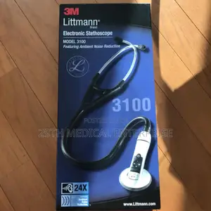 Littmann Electronic Stethoscope (Model -3100) | 24x Sound Amplification | Ambient Noise Reduction | Bluetooth Compatible | Cardiology Use