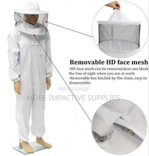 Complete Bee Keeping Gears - Full Suit With Gloves | Safety Grade | Durable Construction | PPE Compliant | Industrial & Site Ready