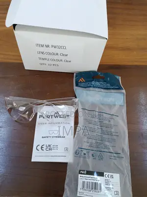 Portwest PW32 Clear Wrap-Around Safety Spectacles – UV Protection Work Eyewear