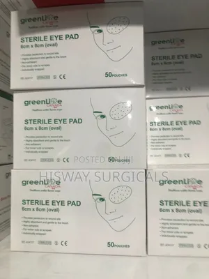 Sterile Eye Pad | Sterile | Soft Non-Woven | Eye Rest & Protection | Post-Trauma Healing Grade