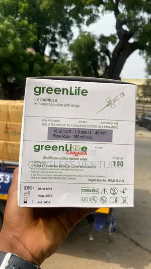 Greenlife I.V Cannula (16g) Grey