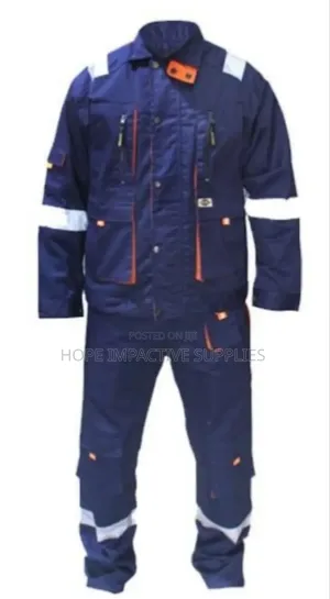American Safety Coverall, Top And Down, Blue