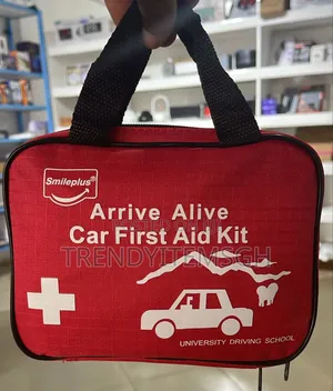 Car Medical First Aid Kit Set | CE Certified | Fully Stocked | Compact Case | Home Vehicle & Industrial Ready