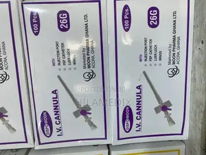 Iv Cannula 26g (Purple) | Safety Flashback | Sterile | Teflon Catheter | Multiple Gauge Sizes | Easy Insertion