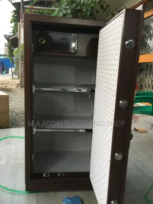 Fireproof High-security Safe Box With Built-in Lcd Display Locking | Fireproof | Steel Construction | Digital PIN & Key | Internal Shelves | Anti-Theft Rated