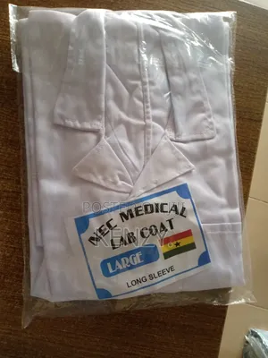 Lab Coats (All Sizes) | White Polycotton | Protective Cuffs | 3-Button | Knee-Length | Lab & Clinical Grade
