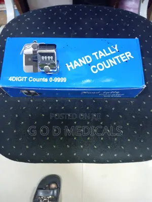 Hand Tally Counter (4 Digit Counts 0-9999) | Professional Grade | Clinical Use | Durable | Hospital & Healthcare Ready