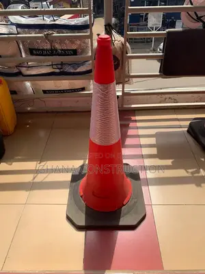 Reflective Safety Plastic Traffic Pvc Cones All Sizes | PVC | Hi-Vis Fluorescent | Reflective Collar | UV-Stabilised | 18"–40" | EN 13422