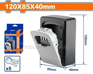 4 Digit Combination Key Safe Box