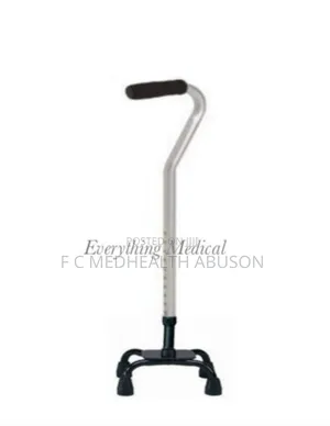 Walking Stick 4leg | Adjustable Height | Non-Slip Tip | Lightweight | Collapsible | Balance & Stability