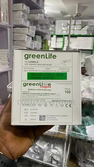 Greenlife I.V Cannula (18g) Green