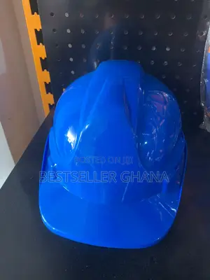 Industrial Safety Helmet with Chin Strap – PE Shell Head Protection for Construction Sites