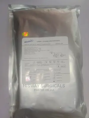 Blood Bag Double With Sampling Device(4pieces Per Pack)450ml | 450ml Double Bag | Sampling Device | CPDA-1 Anticoagulant | Blood Bank Grade