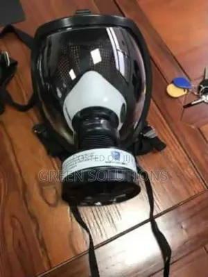 Full Face Mask With Abek Cannisters | Full-Face | ABEK Multi-Gas Cannisters | Wide Visor | Positive Pressure Seal | EN 136