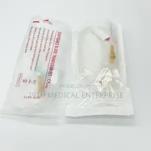 Infusion Blood Giving Set | Blood Filter | Drip Chamber | 150cm Tube | Luer Slip | Sterile Single-Use