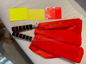 Multi-purpose Directive Flags – Traffic Control & Game Signaling | Hi-Vis | LED/Reflective | Traffic Control & Safety Signalling | Day & Night Use