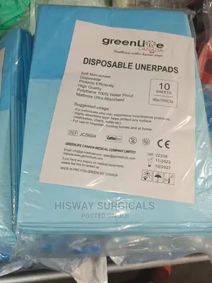 Disposable Bed Mat | Heavy-Duty Absorbent | Incontinence Protection | Waterproof | Hospital & Home