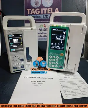 Infusion Pump (Rechargeable) | Peristaltic | High Accuracy | Drug Calculation | Alarm System | Rechargeable
