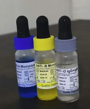 Blood Grouping Reagent Set (Anti - A, B D)