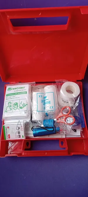 First Aid Box for Vehicle | CE Certified | Fully Stocked | Compact Case | Home Vehicle & Industrial Ready
