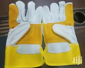 Stanley Double Palm Gloves | Cotton Knitted | Double-Sided PVC Dots | Slip-Resistant | General Purpose Work Grade