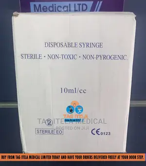 Syringe and Needle (10ml) | Professional Grade | Clinical Use | Durable | Hospital & Healthcare Ready