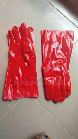 Pvc Rubber Gloves | PVC/Nitrile | Chemical Resistant | 12"+ Length | Oil & Acid Resistant | EN 374 Certified