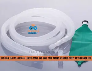 Breathing Circuit | Disposable | Reinforced | Adult & Pediatric | Corrugated Tubing | Anesthesia Compatible