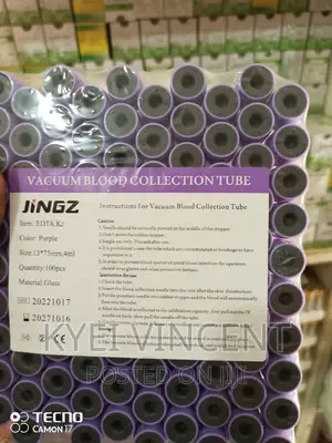 Vacuum Tube Purple(Edta) – Laboratory Equipment, Consumables & Reagents