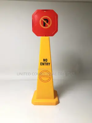 Traffic Safety Cone & Warning Signal Set – High-Visibility Road Hazard Control Equipment