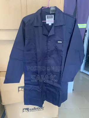 Lab Coat Or Overcoat | SGS Certified | Chemical-Resistant | Knee-Length | Snap/Zip Closure | Lab & Industrial Grade