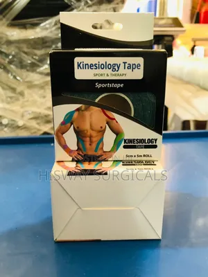 Kinesiology Tape | Elastic | Skin-Friendly | Waterproof | Muscle & Joint Support | 5cm x 5m Roll