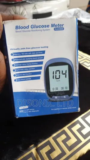Glucometer (Test Suger) – Blood Glucose Monitoring System with Test Strips & Lancets