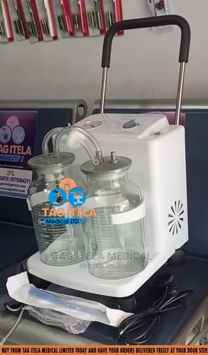 Suction Machine (Double Bottle Medium) | Professional Grade | Clinical Use | Durable | Hospital & Healthcare Ready