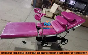 Delivery Bed (Hydraulic) – Adjustable Hospital Bed, Examination Couch & Anti-Decubitus Mattress