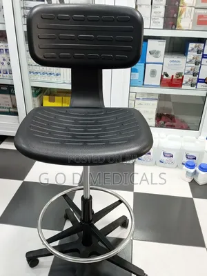 Lab- Stool With Back Rest