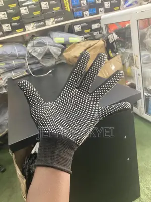 Pointed Cotton Hand Gloves | Cotton Knitted | PVC-Dotted | Breathable | General Purpose | EN 388 Work Grade