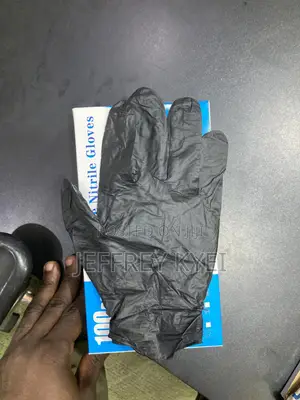Black Disposable Hand Gloves