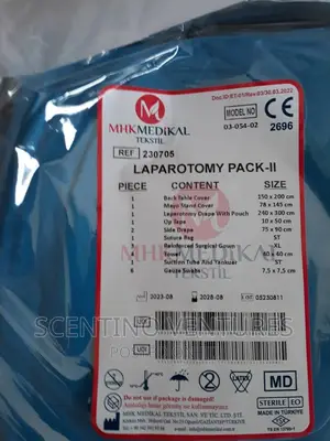 Disposable Surgical Drapes and Packs | Sterile | Fluid-Resistant | Full Coverage | Non-Woven | Surgical Field Protection