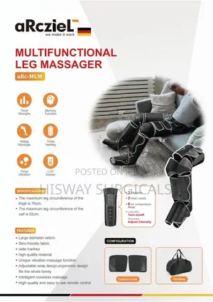 Multifunctional Leg Massager | Electric | Multi-Mode | Deep Tissue | Pain Relief | Muscle Relaxation & Rehab