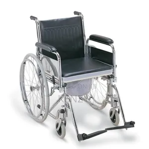 Commode Wheelchair | Professional Grade | Clinical Use | Durable | Hospital & Healthcare Ready
