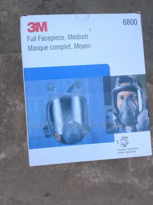 3M 6800 Full Face Respirator Mask – Medium, Complete Chemical & Hazardous Environment Protection