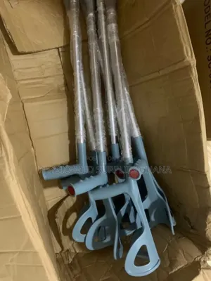 Elbow Crutch | Forearm Cuff | Adjustable Height | Lightweight Aluminum | Non-Slip Base | Ergonomic Grip