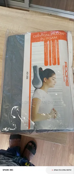 Cervical Pillow Pu Foam | PU Memory Foam | Neck Contour | Cervical Alignment | Pain Relief Grade